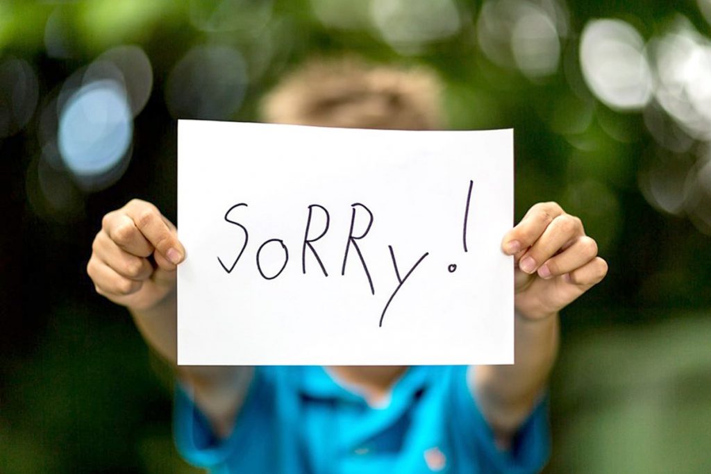 Bạn sẽ nhận được lời cảm ơn khi dũng cảm nói lời xin lỗi