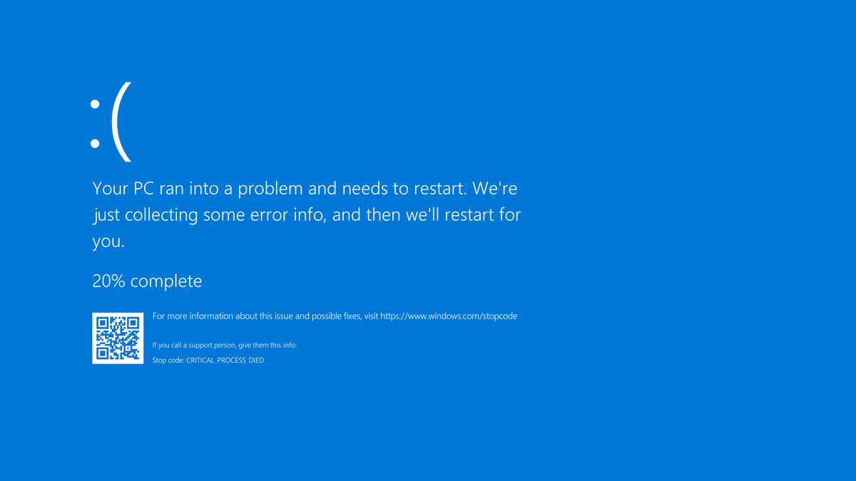 Microsoft đang thay đổi “màn hình xanh chết chóc” thành đen